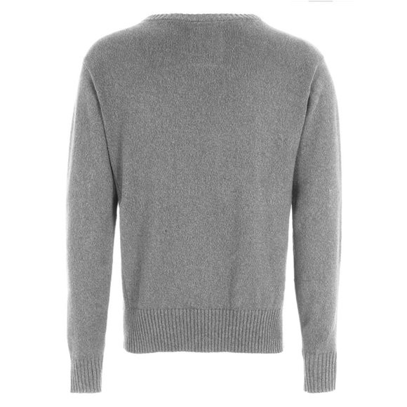 Men's Knit Sweater GREY (MKS) - Picture 3 of 13